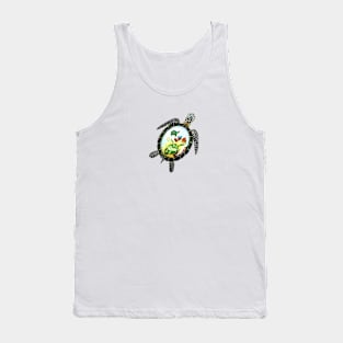 Marine Life Swimming Turtles Tank Top